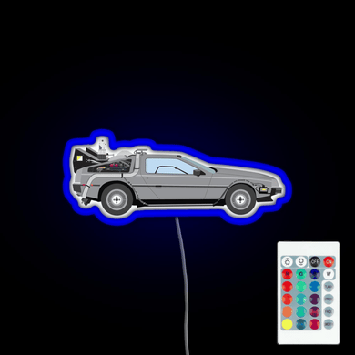 Back to the Future RGB neon sign remote