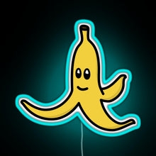 Load image into Gallery viewer, Banana RGB neon sign lightblue 