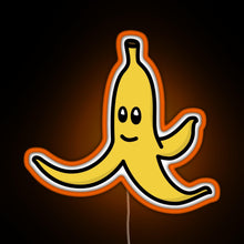 Load image into Gallery viewer, Banana RGB neon sign orange