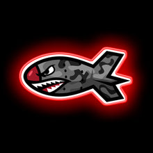 Load image into Gallery viewer, Bape Shark wall neon sign