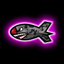 Load image into Gallery viewer, Bape Shark neon light