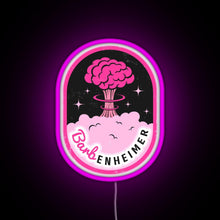 Load image into Gallery viewer, Barbenheimer RGB neon sign  pink