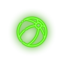 Load image into Gallery viewer, green beach_ball led beach beach ball holiday summer toys vacation volleyball neon factory