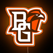 Load image into Gallery viewer, BGSU Falcons College NCAA RGB neon sign orange