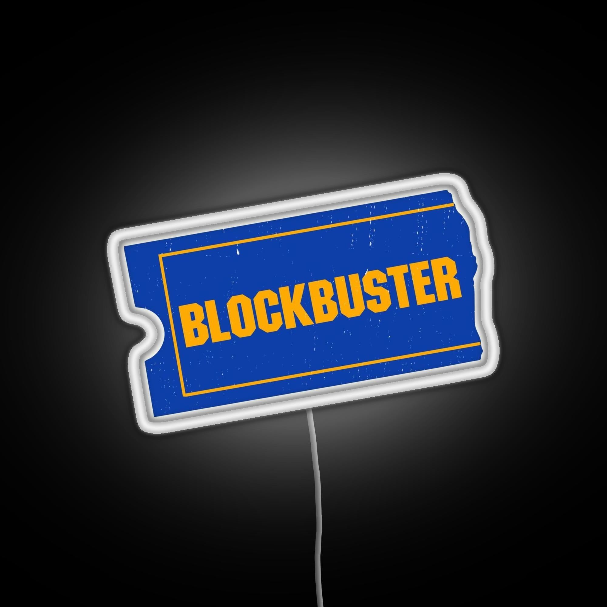 Blockbuster Sign Vector Blockbuster Video Logo Rgb Neon Sign – Neon Factory