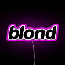 Load image into Gallery viewer, blond RGB neon sign  pink