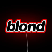 Load image into Gallery viewer, blond RGB neon sign red