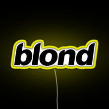 Load image into Gallery viewer, blond RGB neon sign yellow