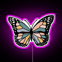 Load image into Gallery viewer, Boho Butterfly RGB neon sign  pink