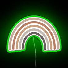 Load image into Gallery viewer, Boho Rainbow RGB neon sign green