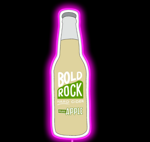 bold rock neon sign lights
