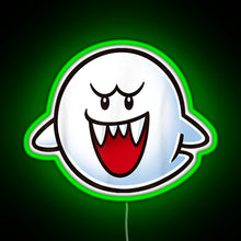 Load image into Gallery viewer, Boo Face RGB neon sign green