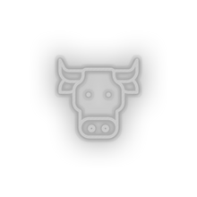 Load image into Gallery viewer, white bufalo led animal buffalo cape cartoon fauna herbivore zoo neon factory