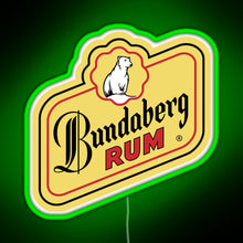 Load image into Gallery viewer, Bundaberg Rum logo RGB neon sign green