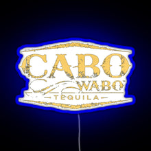 Load image into Gallery viewer, Cabo Wabo Tequila RGB neon sign blue