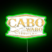 Load image into Gallery viewer, Cabo Wabo Tequila RGB neon sign green
