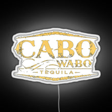 Load image into Gallery viewer, Cabo Wabo Tequila RGB neon sign white 
