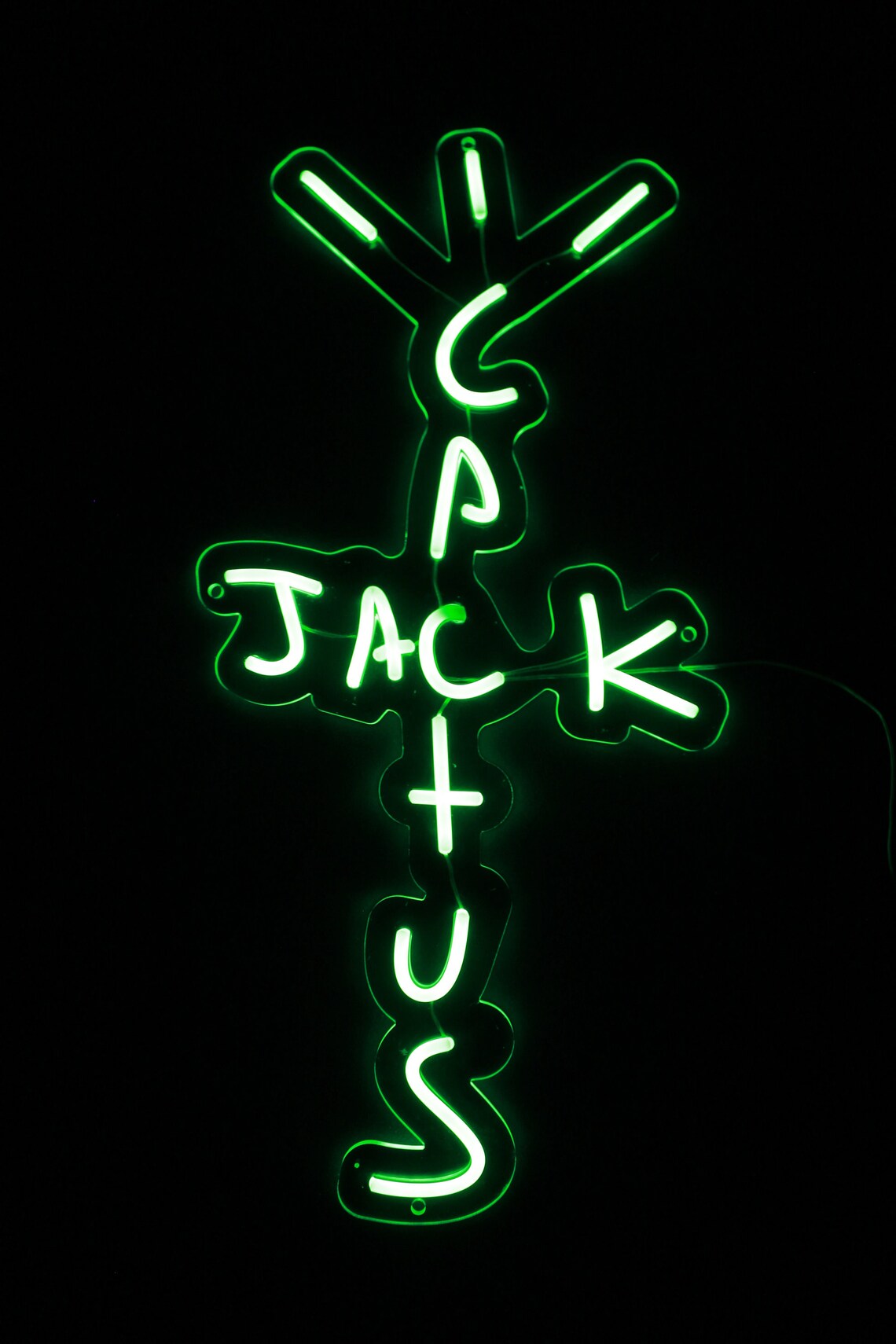 CACTUS JACK inspired by Travis Scott led NEON sign