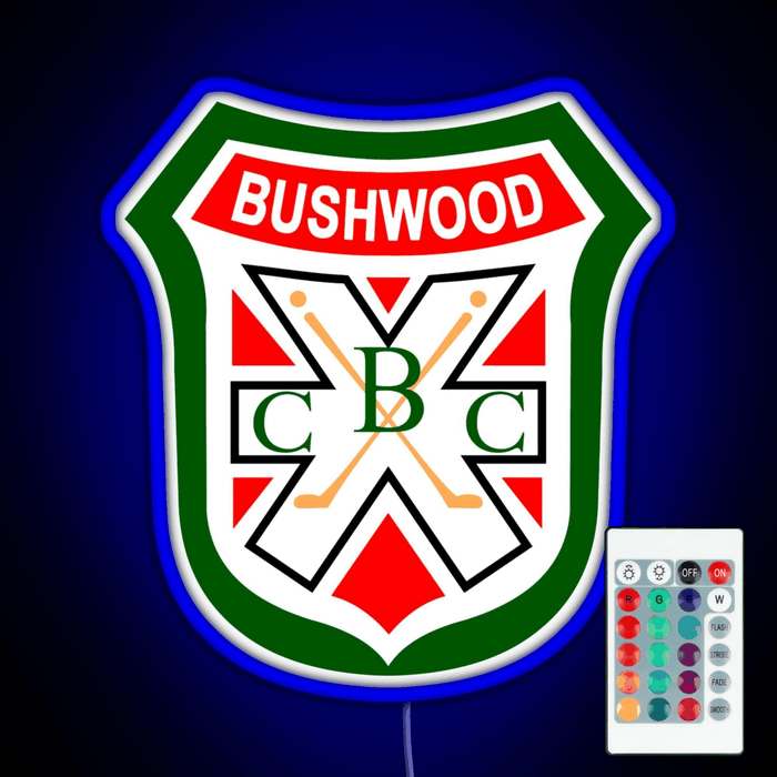 Caddyshack Bushwood Country Club RGB neon sign remote