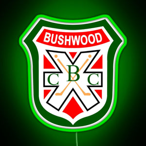 Caddyshack Bushwood Country Club RGB neon sign green