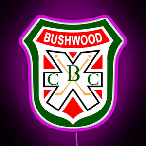 Caddyshack Bushwood Country Club RGB neon sign  pink