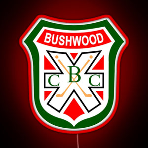Caddyshack Bushwood Country Club RGB neon sign red