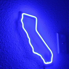 Load image into Gallery viewer, usa map neon sgin
