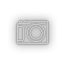 Load image into Gallery viewer, white camera led camera holiday photo shot tourism travel vacation neon factory
