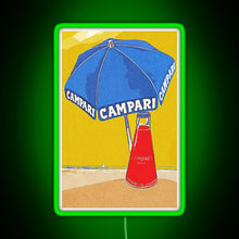 Load image into Gallery viewer, CAMPARI RETRO PICTURE RGB neon sign green