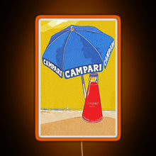 Load image into Gallery viewer, CAMPARI RETRO PICTURE RGB neon sign orange