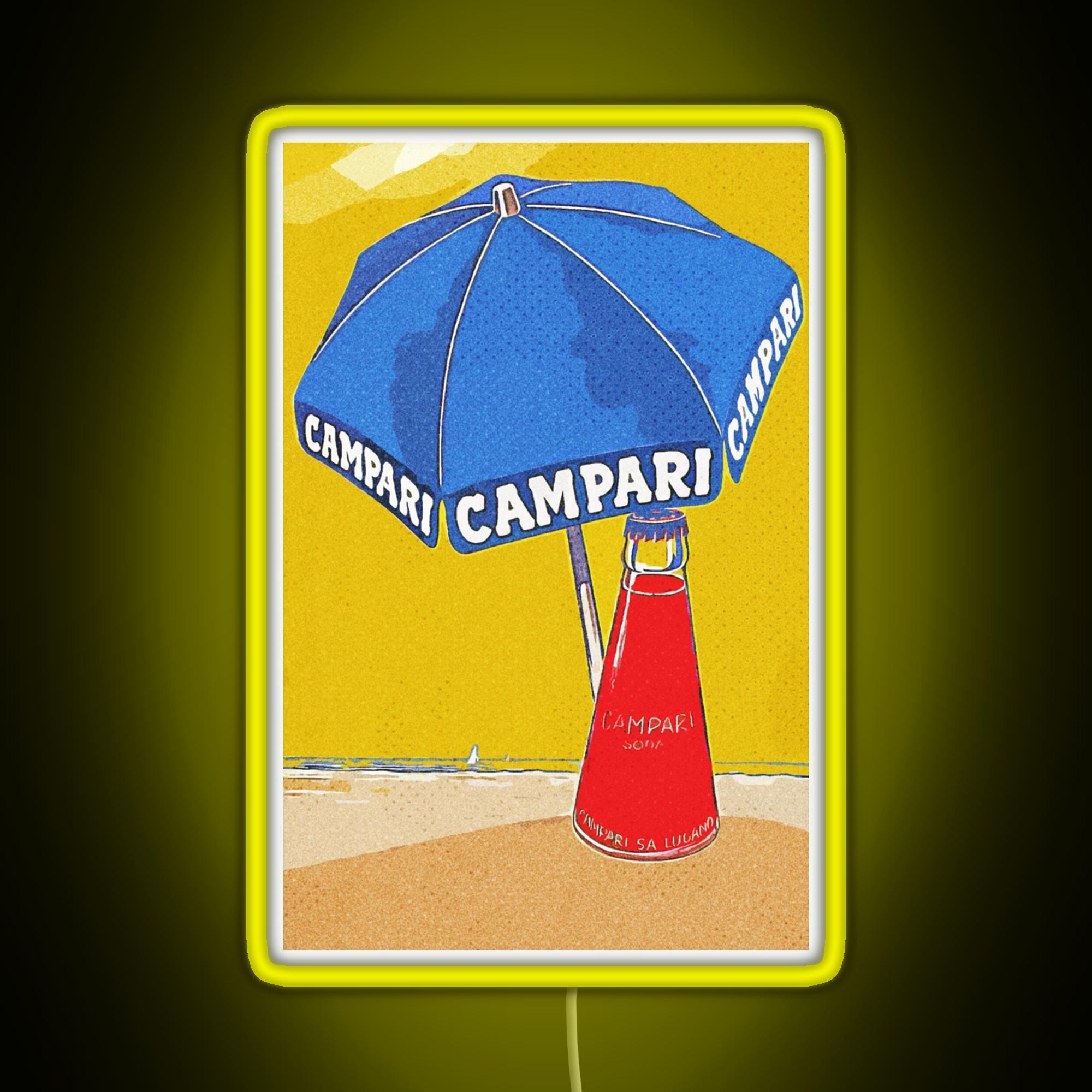 Campari Retro Picture Rgb Neon Sign – Neon Factory