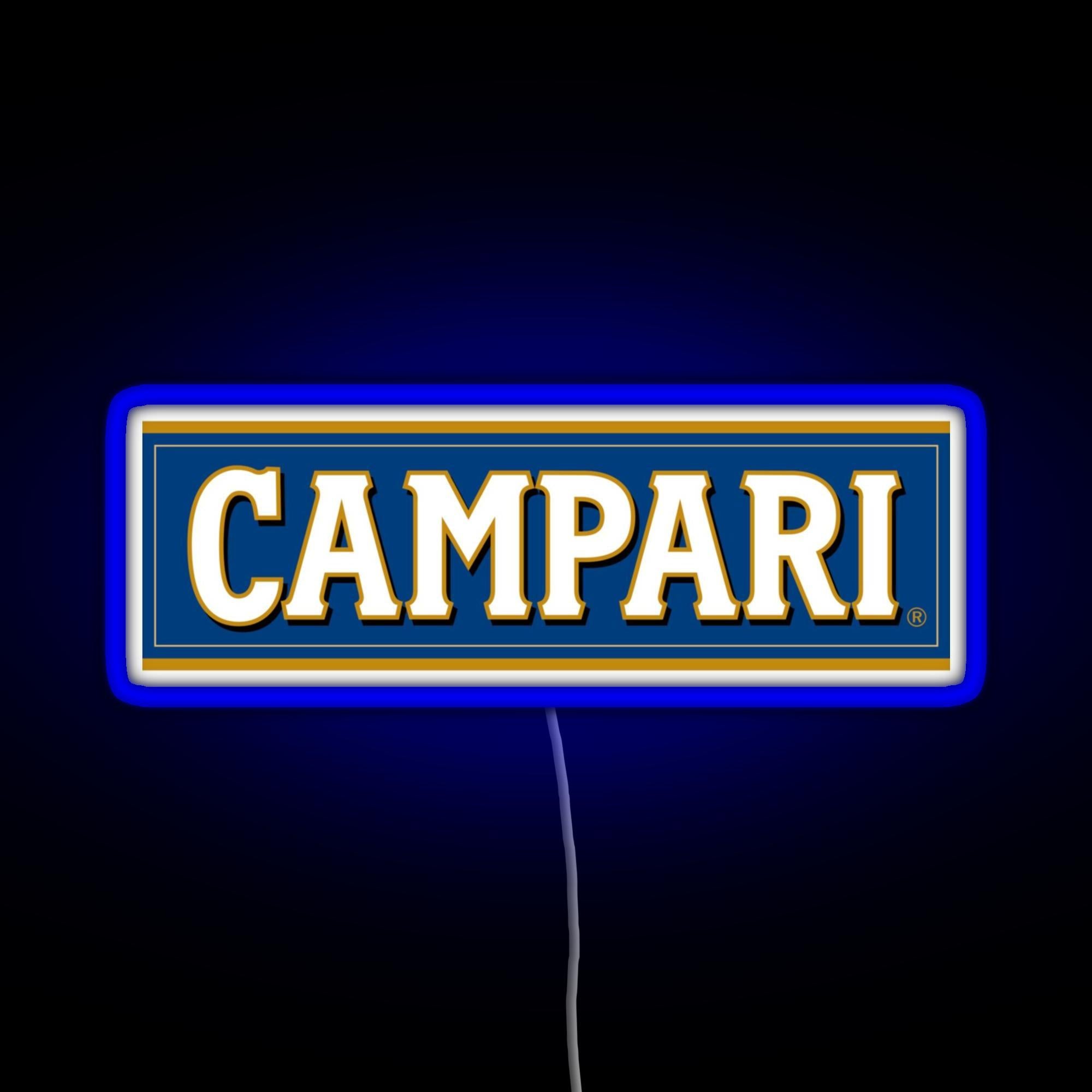 Campari RGB neon sign