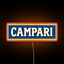Load image into Gallery viewer, Campari sign orange