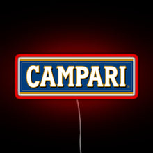 Load image into Gallery viewer, Campari neon sign red