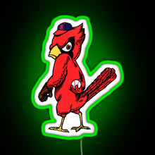 Load image into Gallery viewer, Cardinals City RGB neon sign green