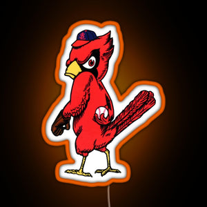 Cardinals City RGB neon sign orange