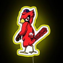 Load image into Gallery viewer, Cardinals City RGB neon sign yellow