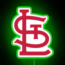 Load image into Gallery viewer, Cardinals City RGB neon sign green