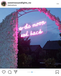 To the moon and back LED Neon factory