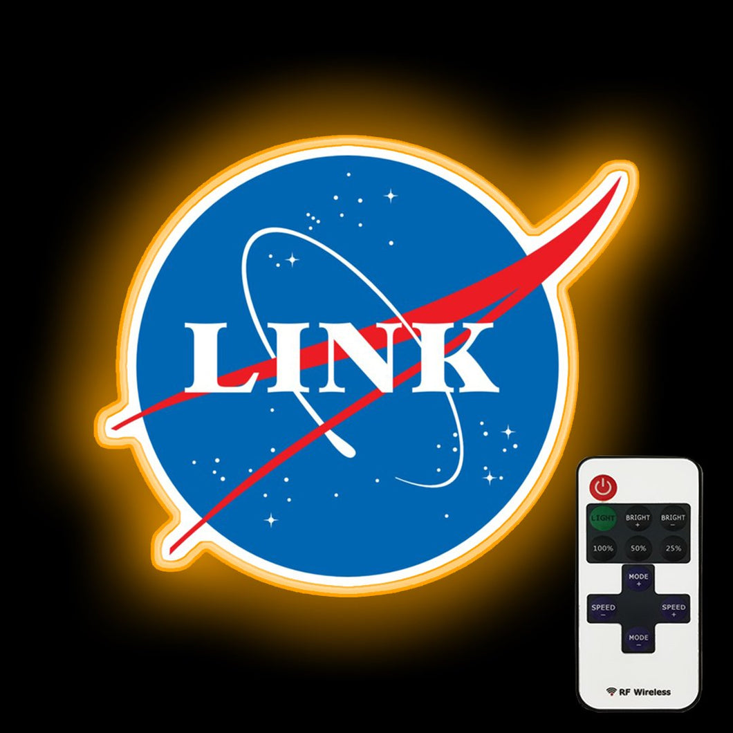 Chainlink NASA Logo neon sign