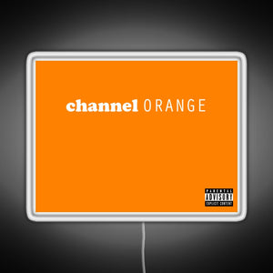 Channel Orange RGB neon sign white 