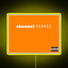 Load image into Gallery viewer, Channel Orange RGB neon sign yellow