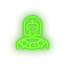 Load image into Gallery viewer, green character famous led neon factory