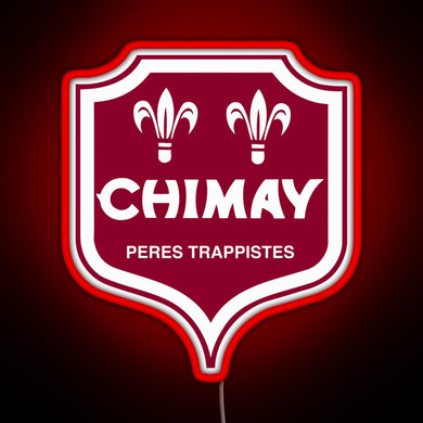 Chimay RGB neon sign red