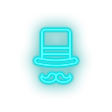 Load image into Gallery viewer, circus hat Amusement carnival circus circus hat magic hat mustache parade Neon led factory