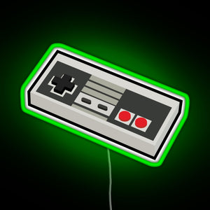 Classic Controller RGB neon sign green