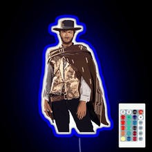 Load image into Gallery viewer, Clint Eastwood RGB neon sign remote