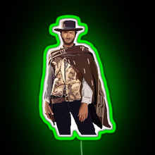 Load image into Gallery viewer, Clint Eastwood RGB neon sign green