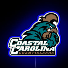 Load image into Gallery viewer, Coastal Carolina Chanticleers RGB neon sign blue