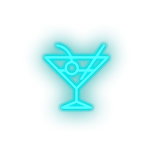 ice_blue cocktail led alcohol cocktail drink holiday tourism travel vacation neon factory